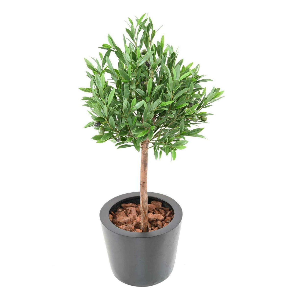 Arbre artificiel Olivier tête PLAST UV - aménagement extérieur - H.90cm