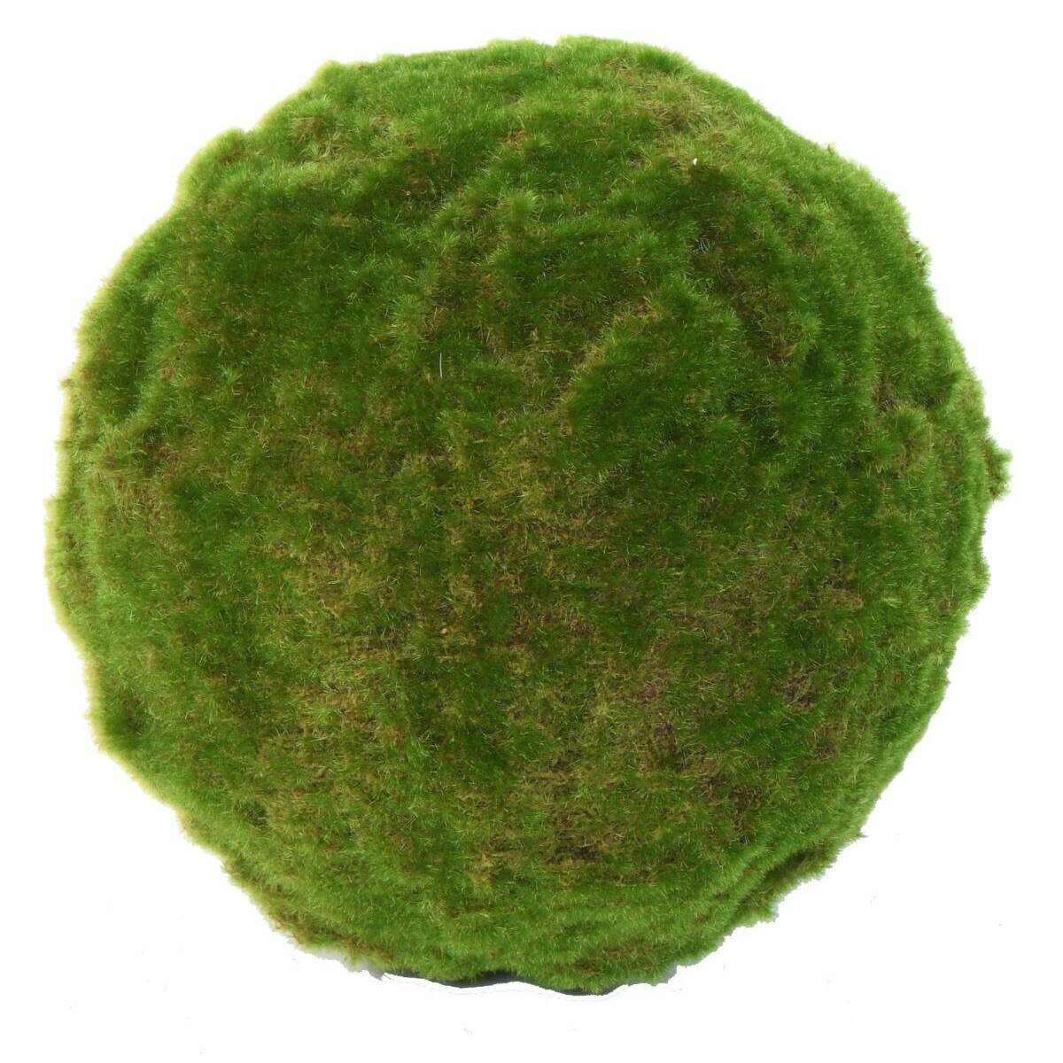 Boule de mousse artificielle - décoration d'intérieur - H.33 cm vert ETG MEZZA