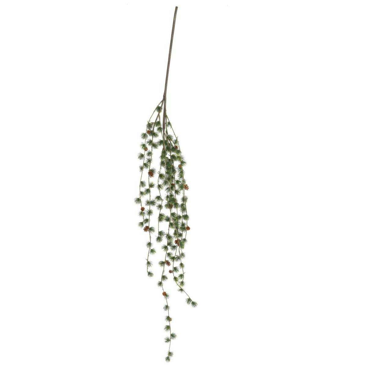 Branche artificielle de pin chute - décoration d'intérieur - H.147cm - chariot noel
