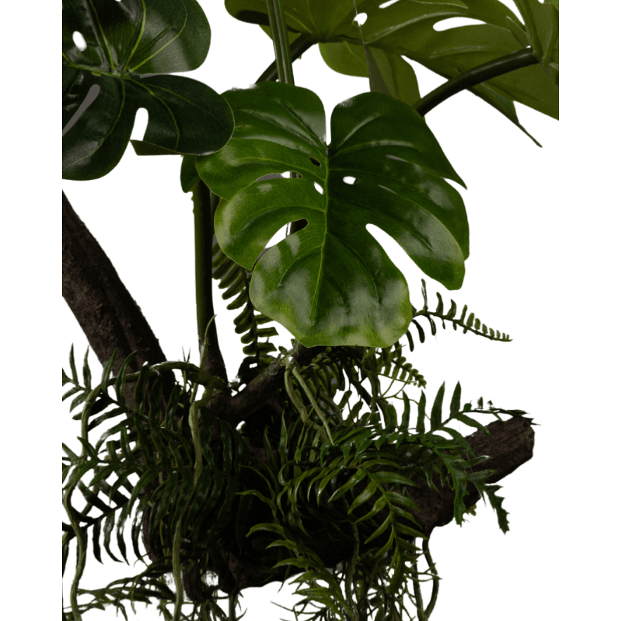 Branche artificielle Epiphyte à suspendre - suspension végétale - H.140cm - Z4