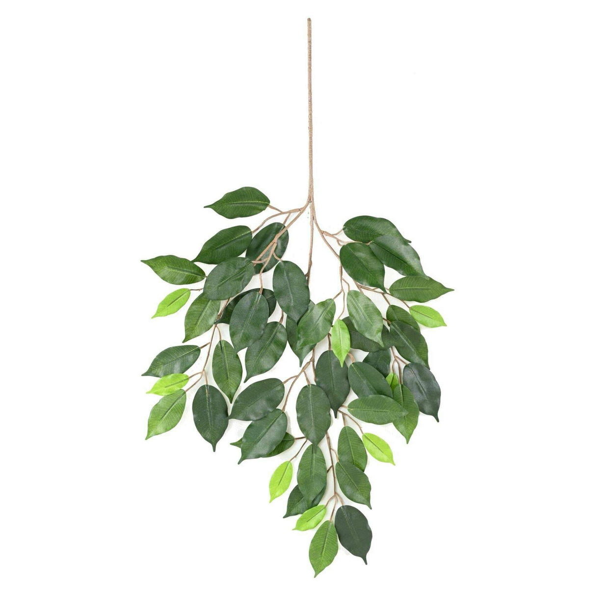 Feuillage artificiel branche de Ficus Fat - composition florale - H.60cm vert - G2