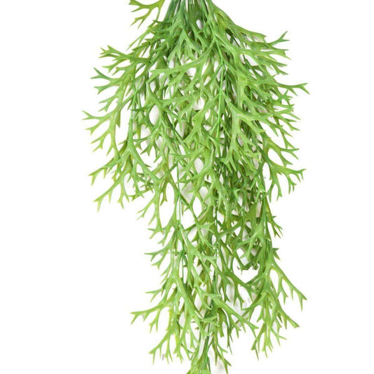 Feuillage artificiel chute de Platycerium - plante d'intérieur - H.80cm vert - L3