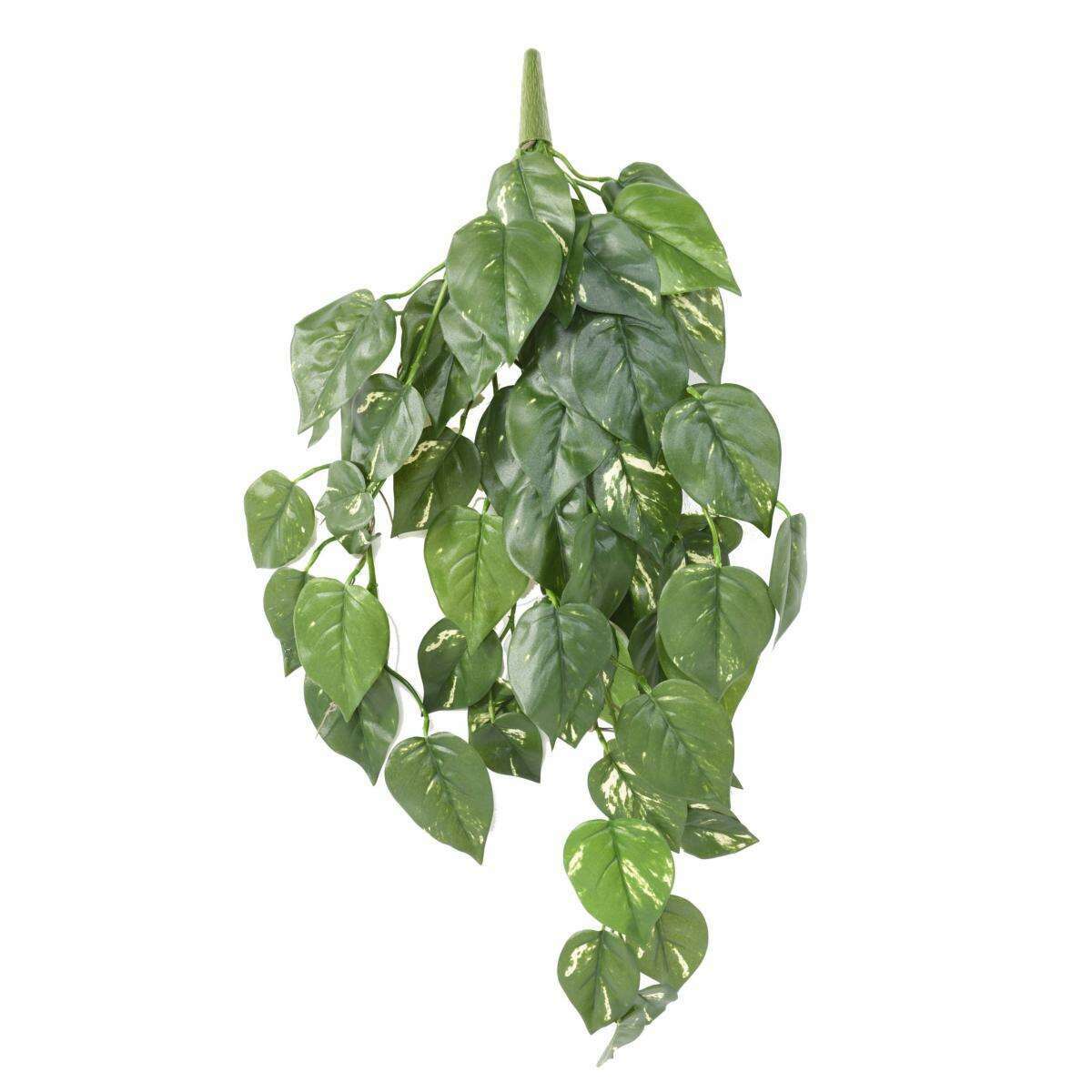 Feuillage artificiel chute de Pothos en piquet - Tergal UV extérieur - H.75cm vert L4