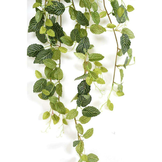 Feuillage artificiel piquet Fittonia - plante pour intérieur - H.80cm panaché - G1