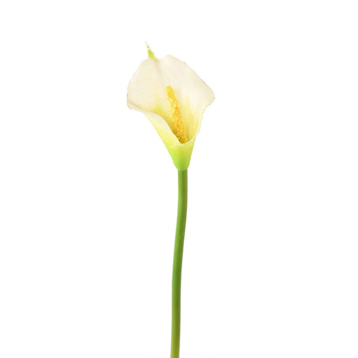 Fleur artificielle (ARUM) Arome - composition bouquet - H.44cm blanc A3
