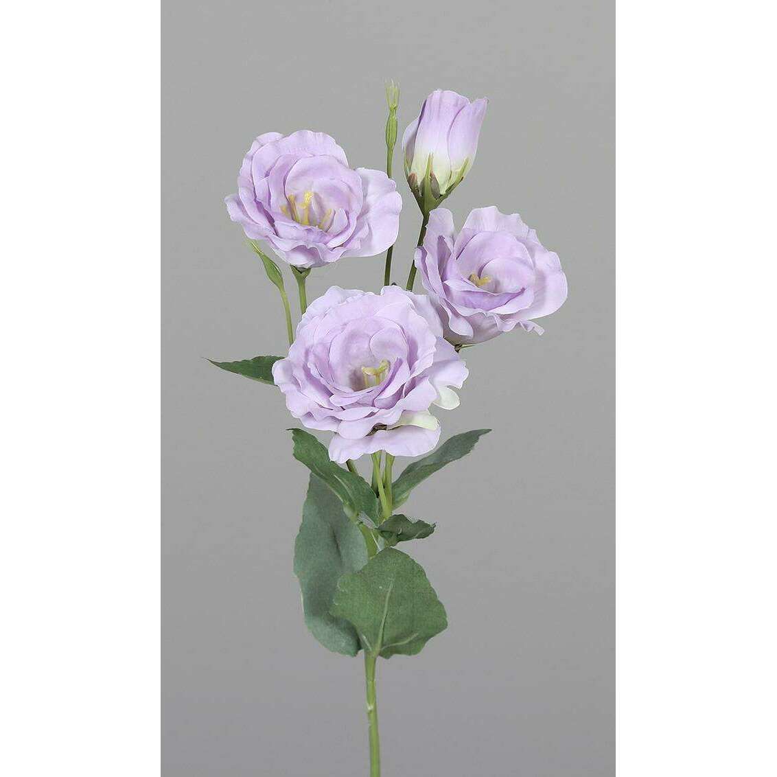 Fleur artificielle Lisianthus Eustoma - création de bouquet - H.50cm parme p4