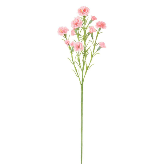 Fleur artificielle Oeillet 15 fleurs - composition florale - H.64cm rose - K2