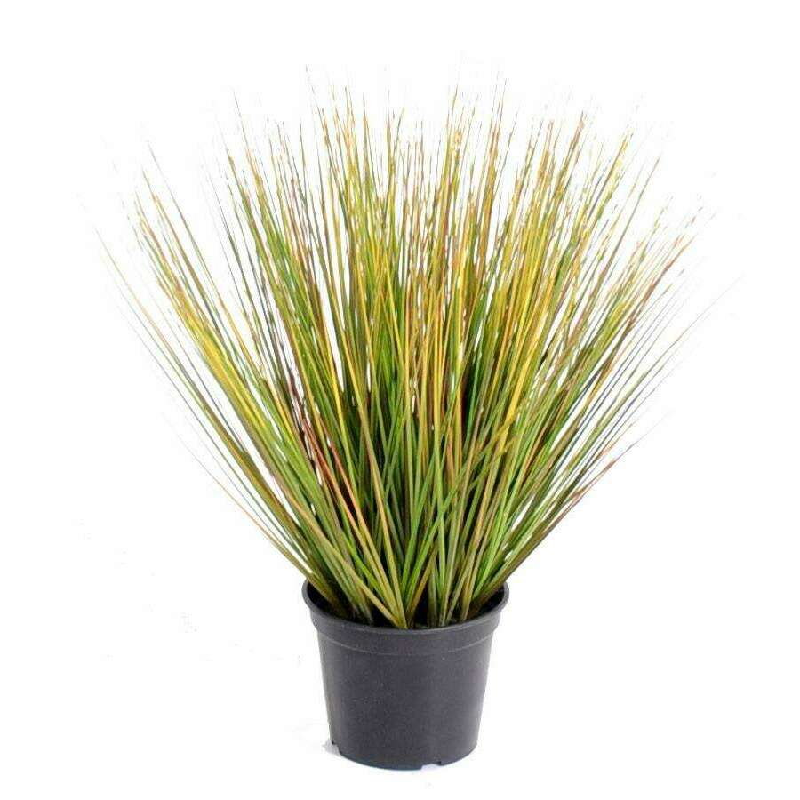 Plante artificielle Herbe Onion Grass Round - intérieur - H.75cm vert jaune DEPOT
