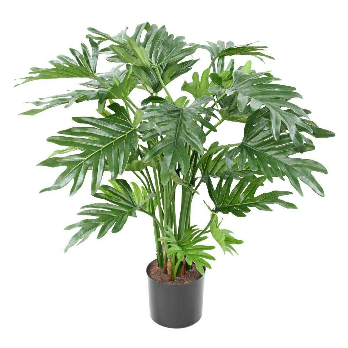 Plante artificielle Philodendron Selloum - plante d'intérieur - H.63cm vert - P