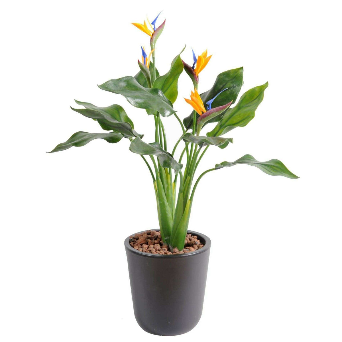 Strelitzia artificiel en piquet résistant UV - plante d'extérieur - H.50cm - M2