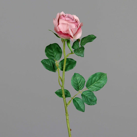 Fleur artificielle rose - composition florale - H.68cm - rose R3