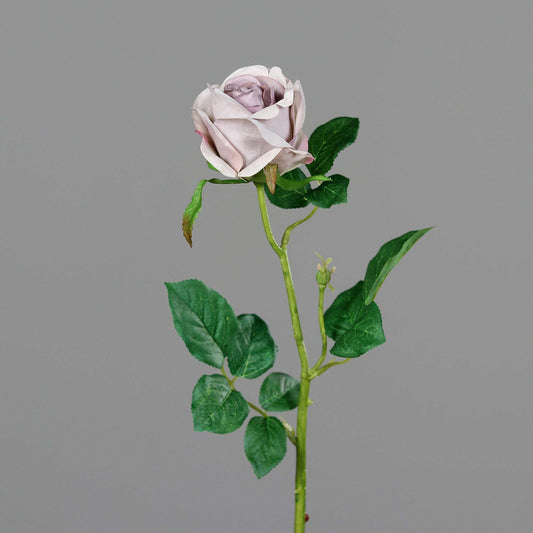 Fleur artificielle rose - composition florale - H.68cm - mauve clair R3