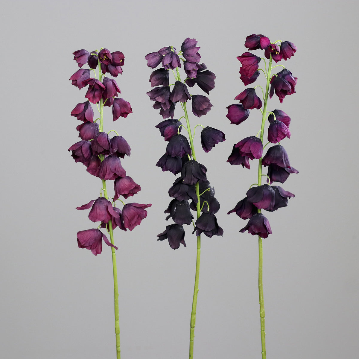 Fleur artificielle Fritillaire pourpre - composition bouquet - H.80 cm - 22 clochettes florales - MAG (Copie)