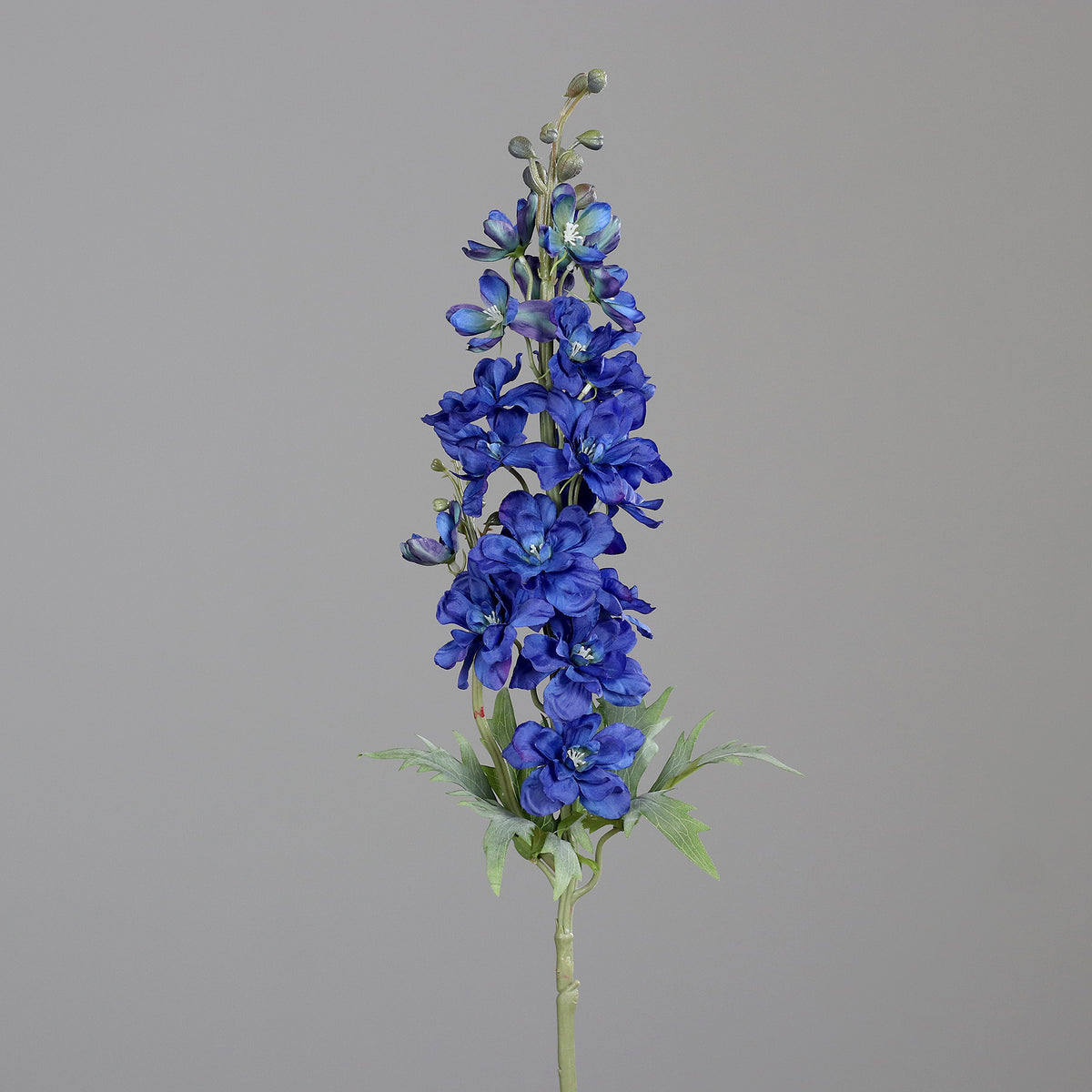 Fleur artificielle Delphinium bleu - composition bouquet - H.82cm - MAG