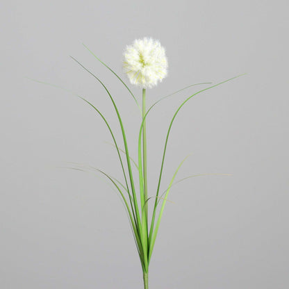 Pissenlit artificiel avec herbe - plante verte d'intérieur - H.79cm - Z3
