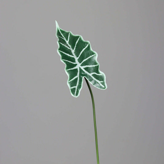 Feuille artificielle d'Alocasia - décoration d'intérieur - H.45cm - Ver Z3