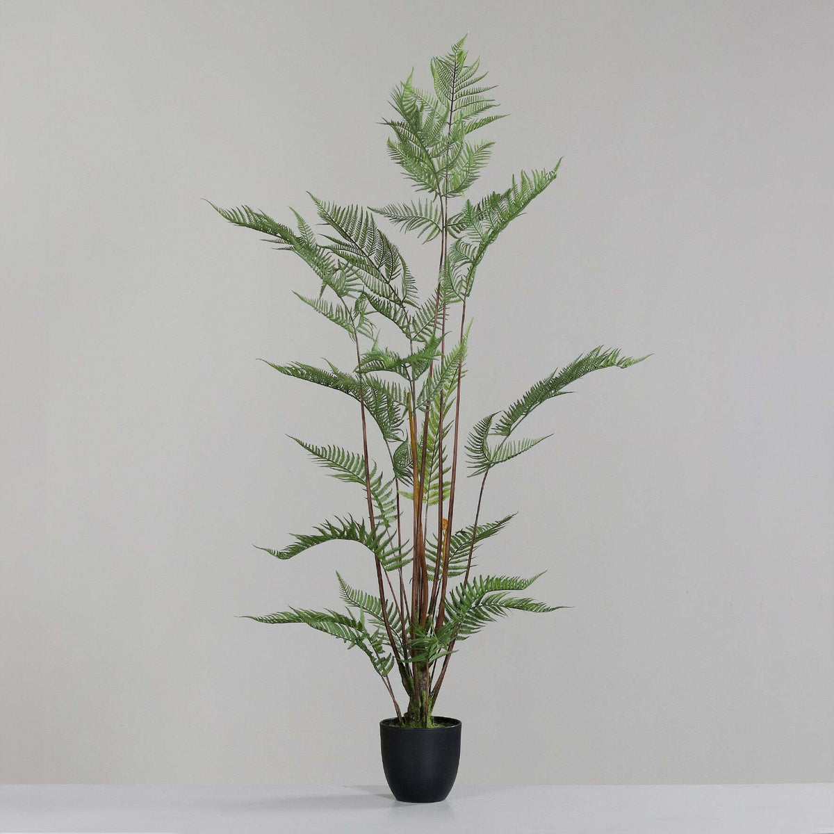 Fougère artificielle en pot - plante intérieur - H.150cm vert