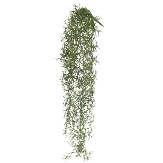 Feuillage artificiel chute de Tillandsia - mousse espagnole - H.69cm vert - Q3