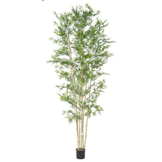 Arbre artificiel Bambou Japanese UV résistant - intérieur extérieur - H.320cm vert