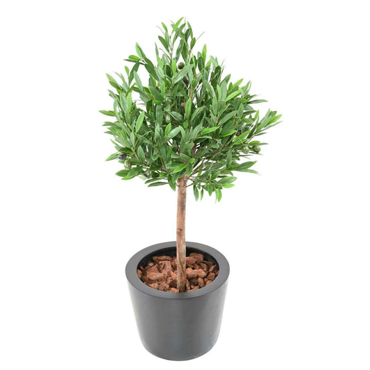 Arbre artificiel Olivier tête PLAST UV - aménagement extérieur - H.90cm