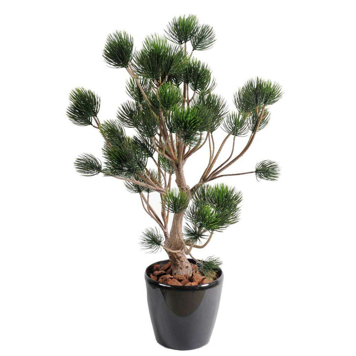 Arbre artificiel Pin de Garigue - plante synthétique intérieur extérieur - H.90cm SHOW