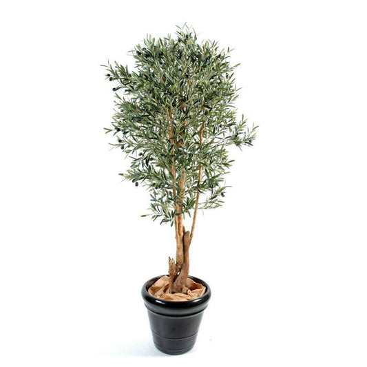Arbre fruitier artificiel Olivier tronc noueux - plante pour intérieur - H.210cm SHOW