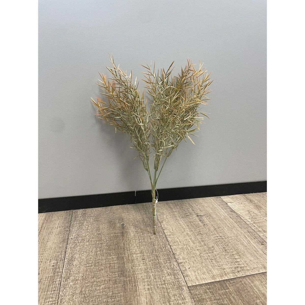 Plante artificielle Asparagus buisson en piquet - intérieur - H.40cm - marron - Q3