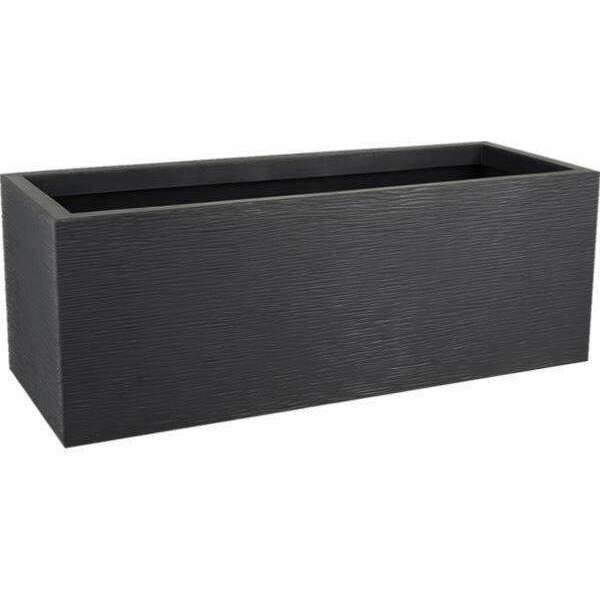 Bac pour fleur jardinière Graphit 'UP extérieur L.79.5cm anthracite EDA PLASTIQUES
