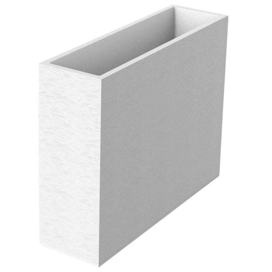 Bac pour fleur Muret Loft XLGraphit L.99,5cm blanc EDA PLASTIQUES