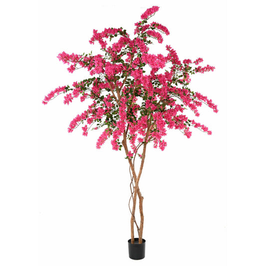 Arbre Bougainvillier artificiel - décoration intérieure - H.320cm - Fuchsia