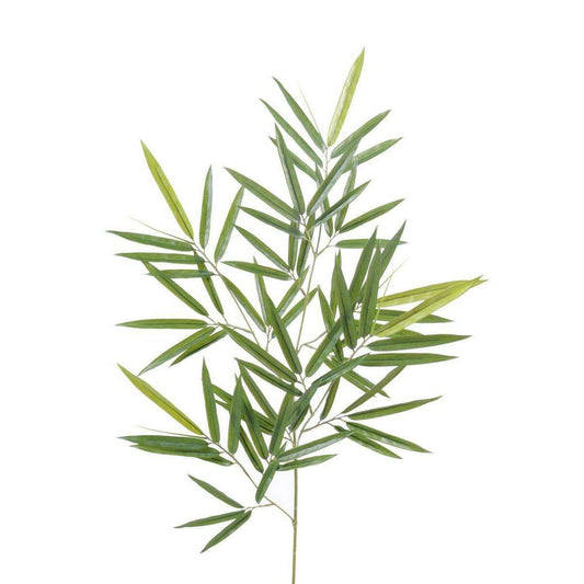 Branche artificielle Bambou Shiroshima feuillage panaché - intérieur - H. 81 cm - B1