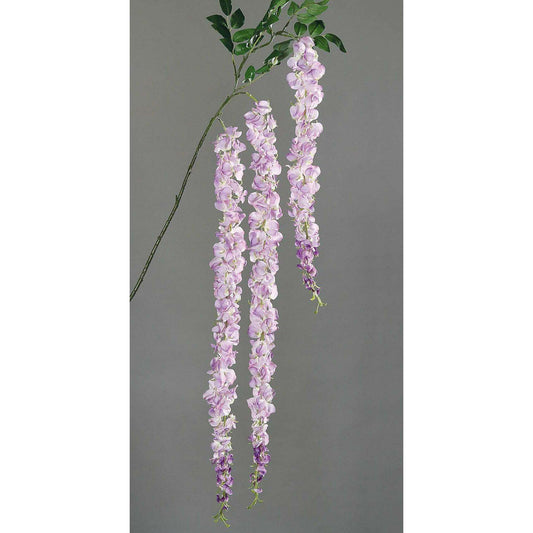 Branche artificielle Cytise - feuillage pour intérieur - H.155cm lilas - P3