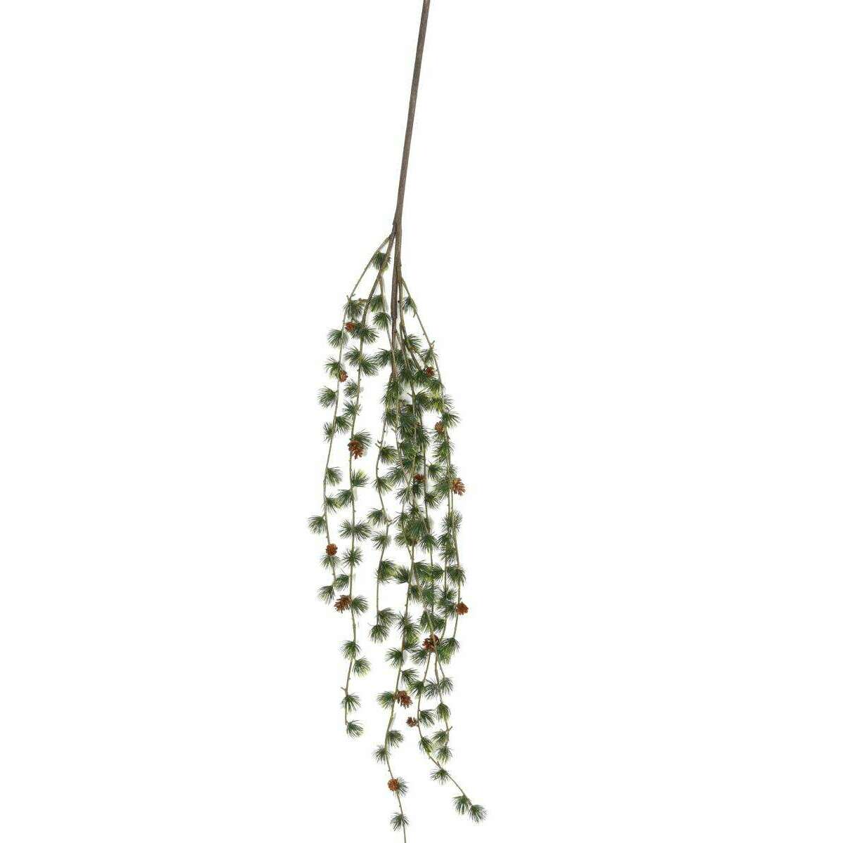 Branche artificielle de pin chute - décoration d'intérieur - H.147cm - chariot noel