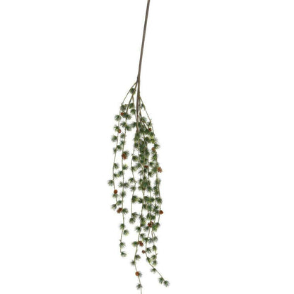 Branche artificielle de pin chute - décoration d'intérieur - H.147cm - chariot noel