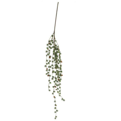 Branche artificielle de pin chute - décoration d'intérieur - H.147cm - chariot noel