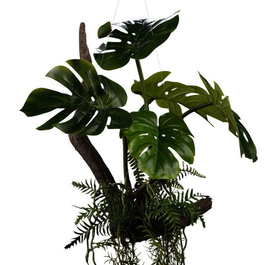 Branche artificielle Epiphyte à suspendre - suspension végétale - H.140cm - Z4