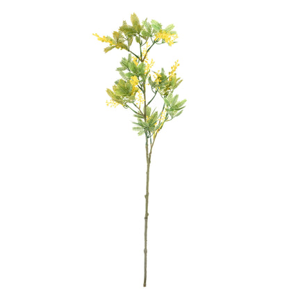 Branche artificielle Mimosa fleuri - décoration d'intérieur - H.80cm - K2