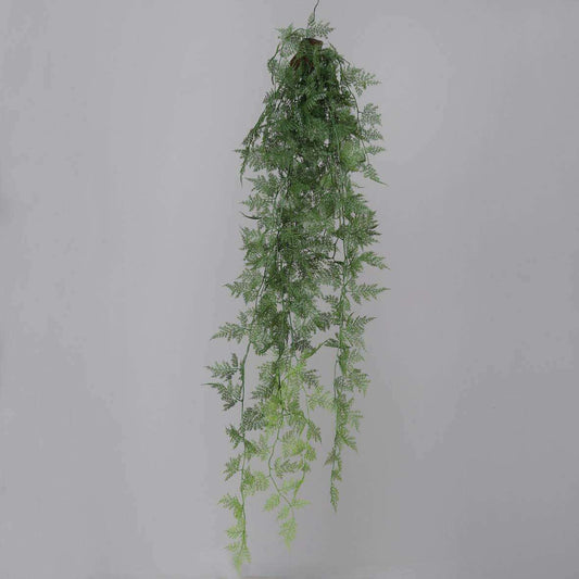 Chute artificielle Fougère - plante retombante d'intérieur - H.100cm vert - Q3