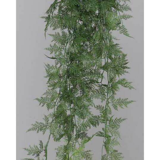 Chute artificielle Fougère - plante retombante d'intérieur - H.100cm vert - Q3