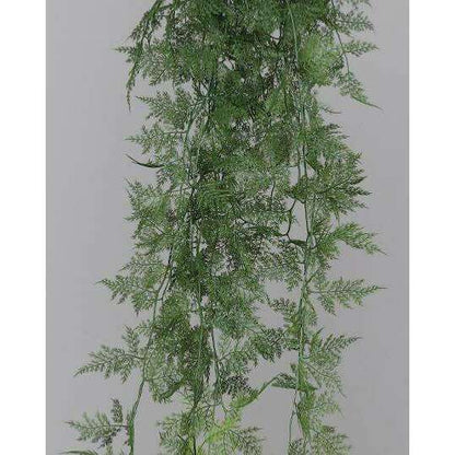 Chute artificielle Fougère - plante retombante d'intérieur - H.100cm vert - Q3