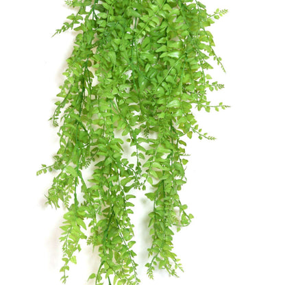 Chute artificielle Fougère Boston en piquet - plante d'intérieur - H.80cm vert - F4
