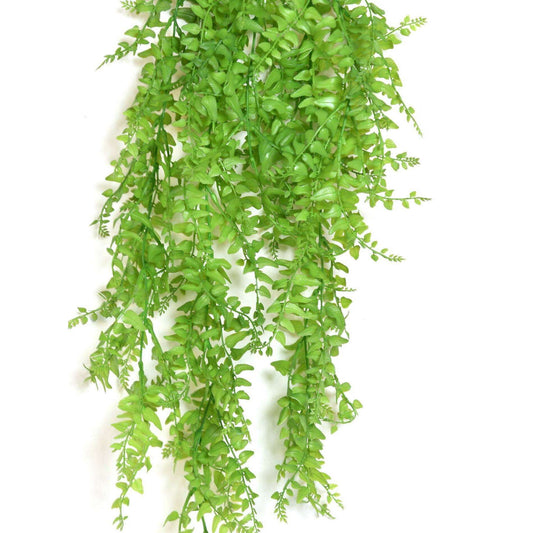 Chute artificielle Fougère Boston en piquet - plante d'intérieur - H.80cm vert - F4