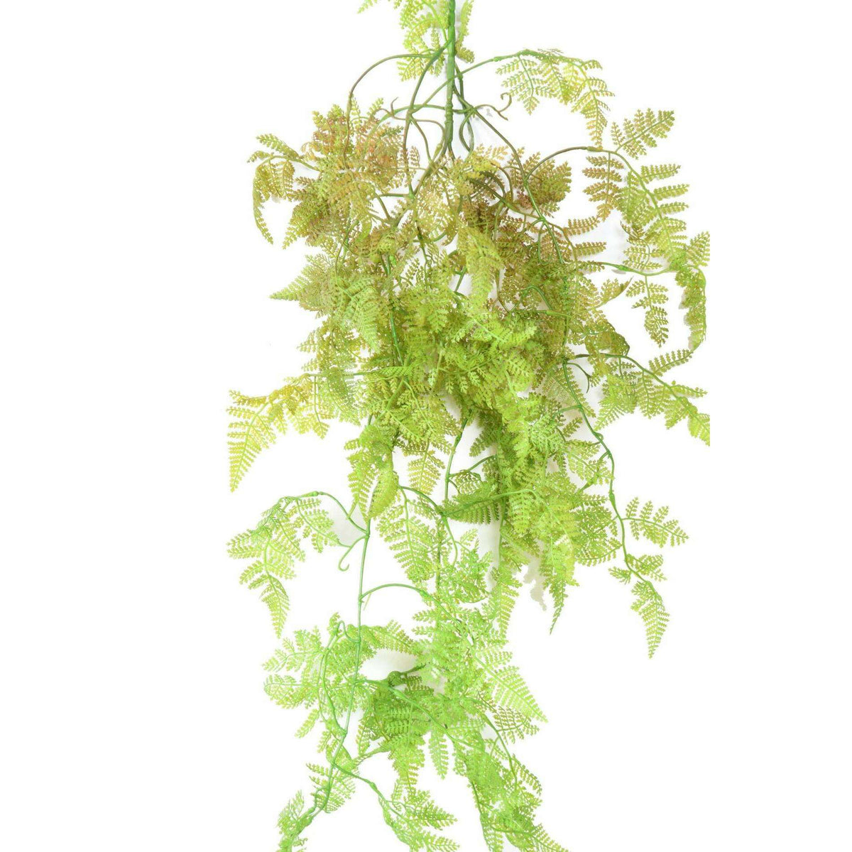 Chute artificielle Fougère en piquet - plante d'intérieur - H.100cm vert - F5
