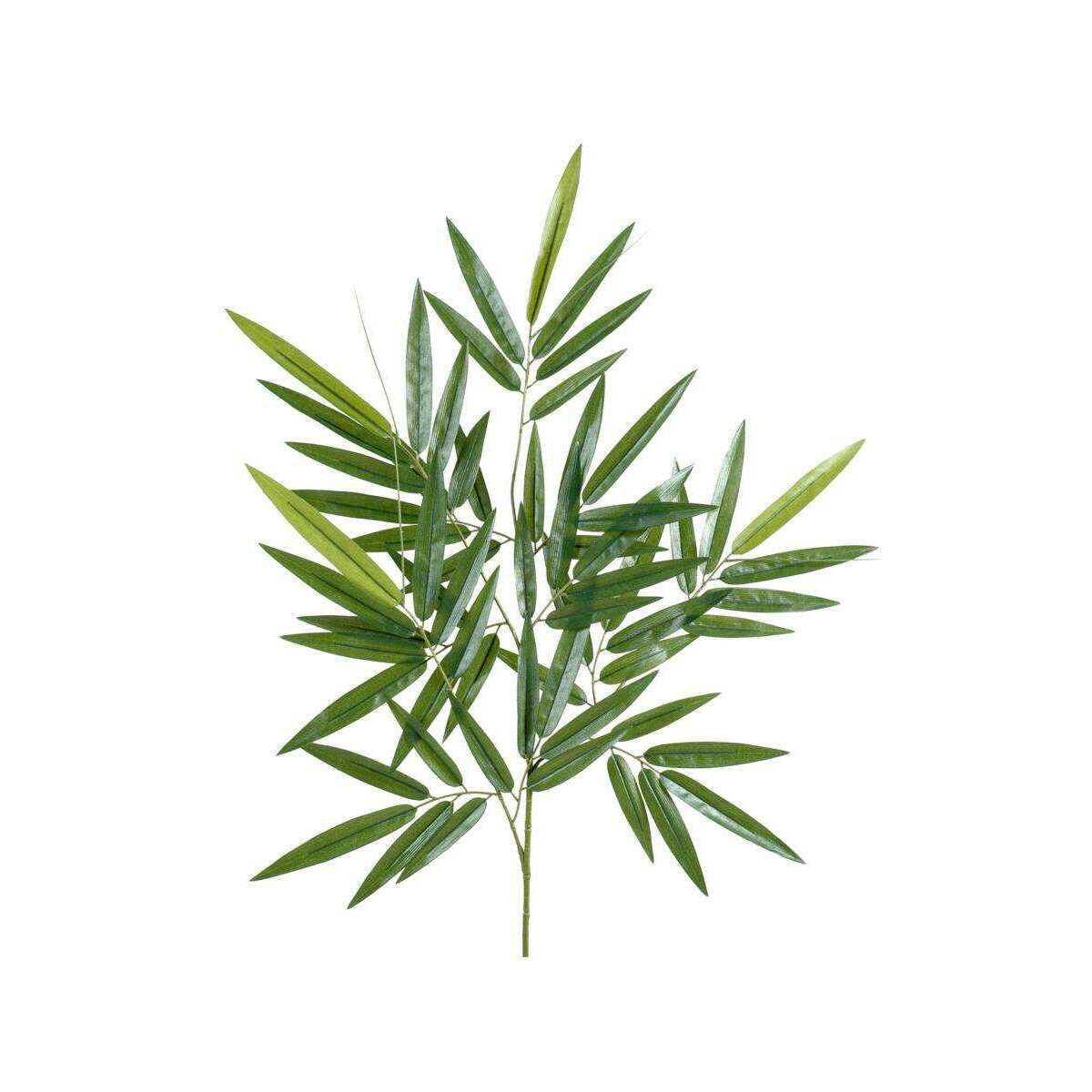 Feuillage artificiel Bambou New Spray UV - décoration d'extérieur - H.77cm vert B2