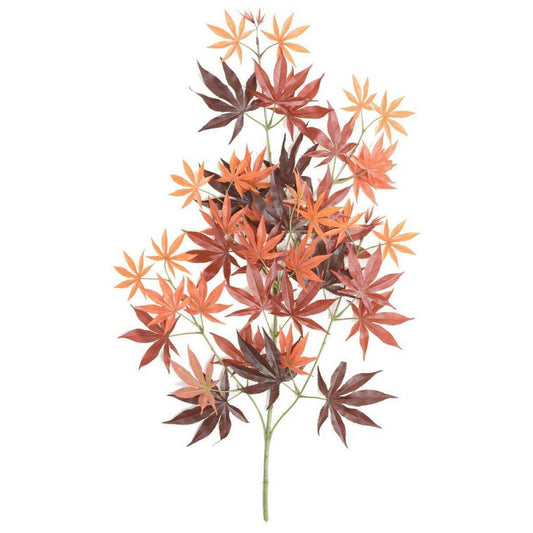 Feuillage artificiel Branche d'Aralia - couleur automne - H.70cm rouge B4