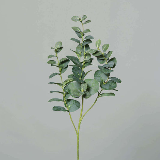 Feuillage artificiel Branche Eucalyptus - composition florale - H.92cm vert - Q1