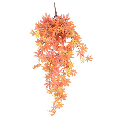 Feuillage artificiel Chute d'Aralia - couleur automne - H.96cm orange - A4