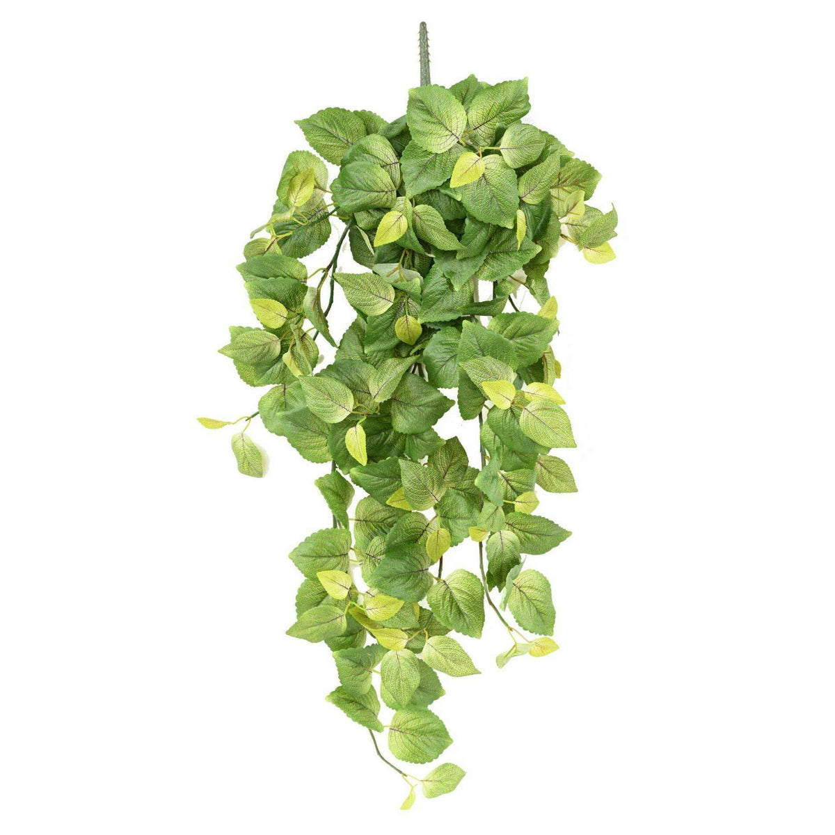 Feuillage artificiel chute de Coleus en piquet - plante d'intérieur - H.96cm vert - D1