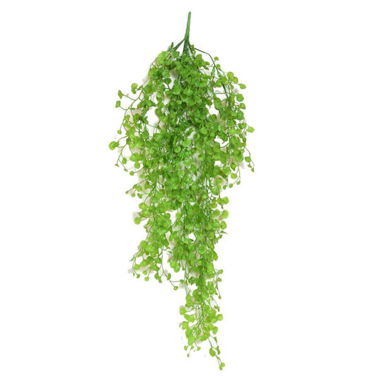 Feuillage artificiel chute de Dicondra medium - plante d'intérieur - H.85cm vert E3