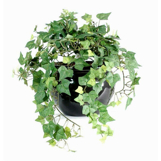 Feuillage artificiel chute de Lierre en piquet - 308 feuilles artificielles - H.35cm vert-I2